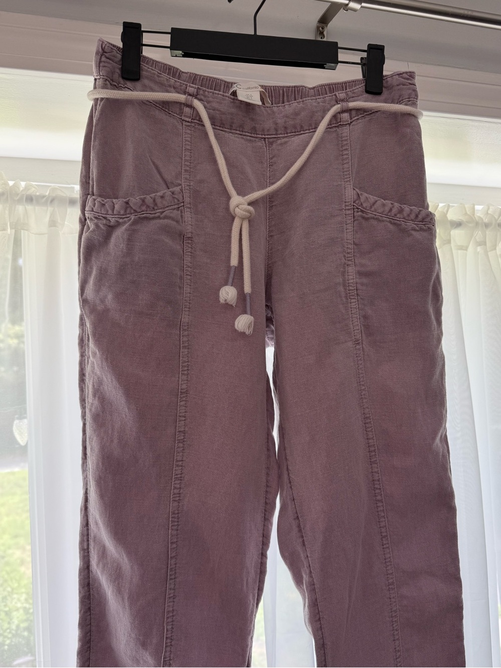 C&C California Dusty Mauve Drawstring Lounge Pants